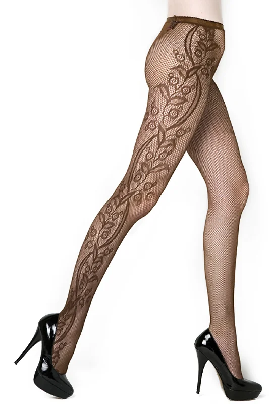 Savings Event Side Floral Fishnet