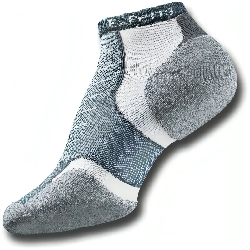 Take Advantage Thorlos Experia Ultra Light Micro Mini Crew Running Socks - Grey