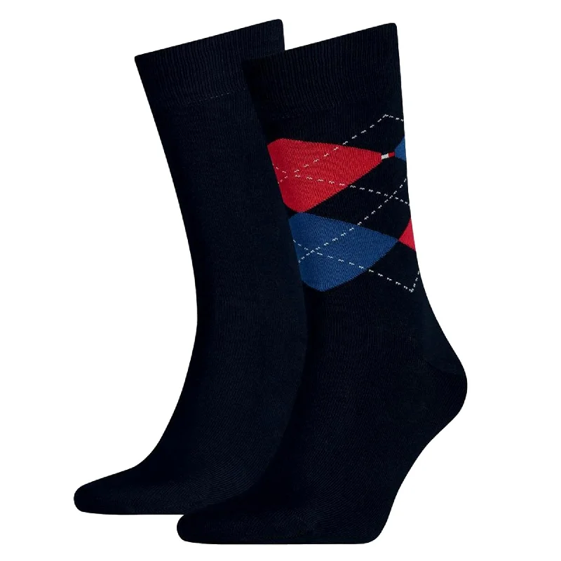 Weekend Discounts Worth Grabbing Tommy Hilfiger 2 Pack Check Sock - Tommy Original