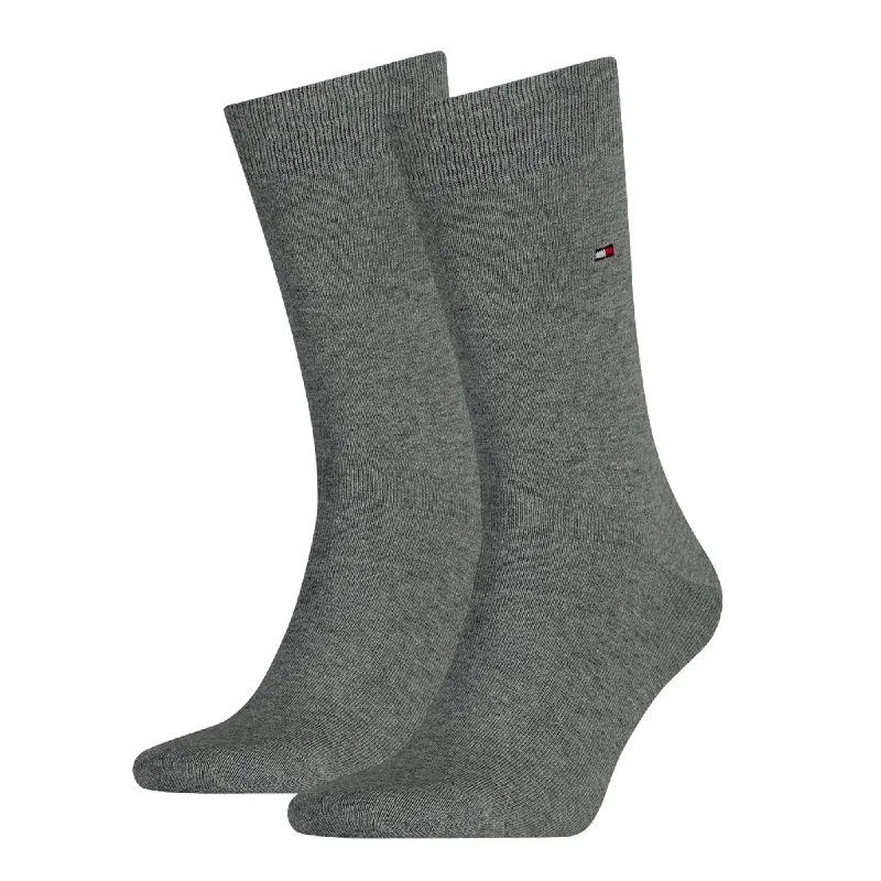 Weekend Savings Spree Tommy Hilfiger 2 Pack Classic Sock - Middle Grey Melange