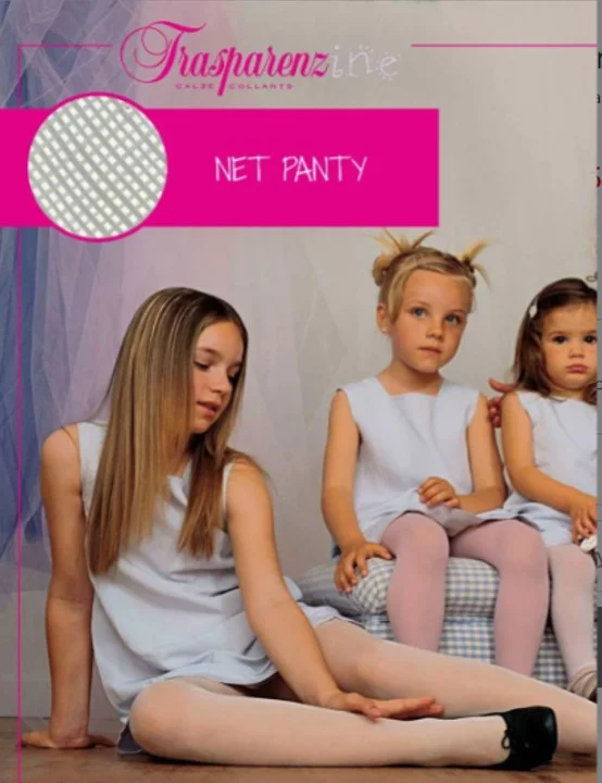 Weekend Savings Delight Trasparenze Clearance Retina Childrens Fishnet Tight