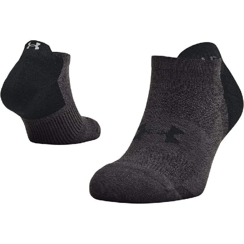 Year-End Sale Under Armour ArmourDry No Show Running Socks - Black