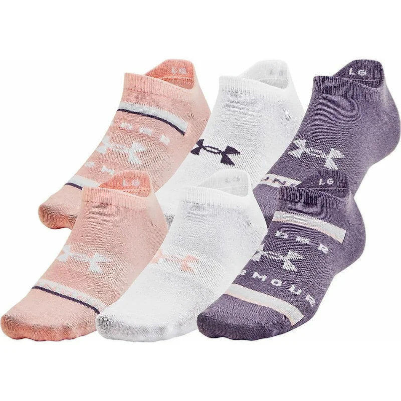 Weekend Offers That Impress Under Armour Essential (6 Pack) Womens No Show Socks - Pink Weekend Offers That Impress Under Armour Essential (6 Pack) Womens No Show Socks - Pink