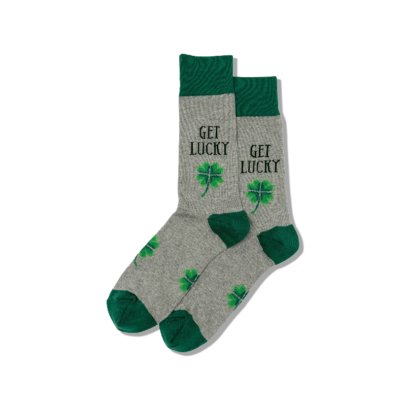 Weekend Specials to Love "Get Lucky" Cotton Crew Socks by Hot Sox