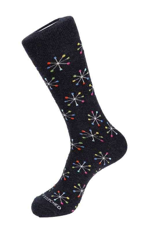 One-Day Only Mid Century Stars Sock