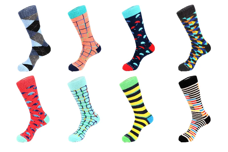 8 Pair Combo Pack Socks