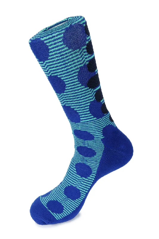 Weekend Savings Bonanza Circle Stripe - Athletic Sock