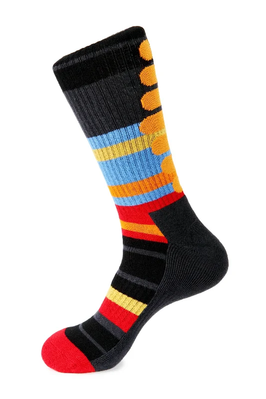 Weekend Wonders Await! BOLD STRIPE Athletic Sock