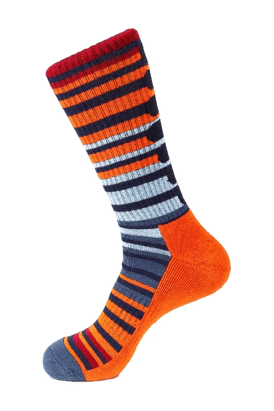 Take Advantage APPLE STRIPE Athletic Sock