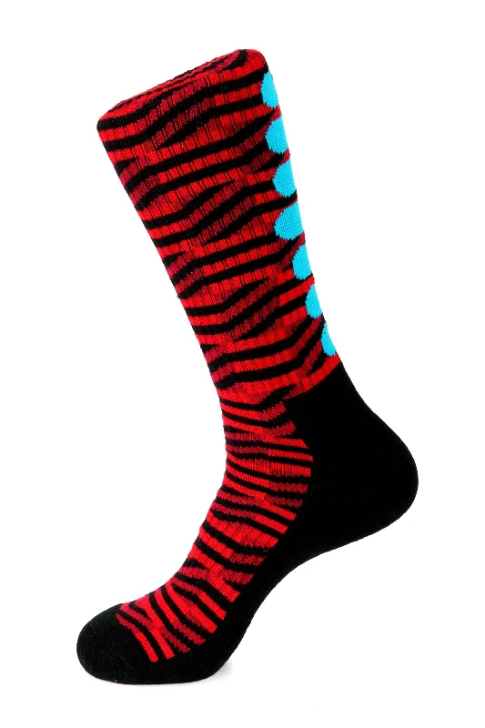 Overstock Clearance virtical Stripe Athletic Sock