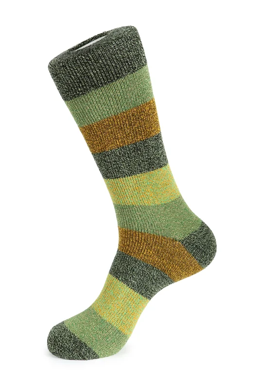 Super Deal Thick Stripe Boot Socks