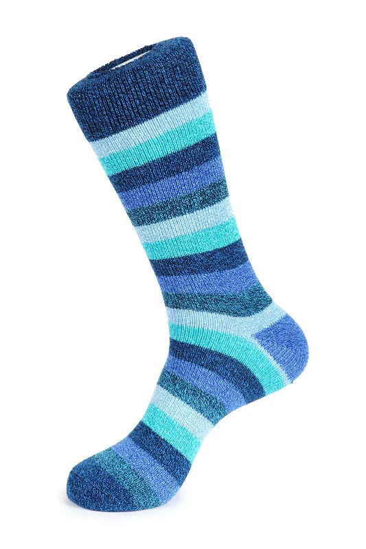 Value Deals Thick Basic Stripe Boot Sock