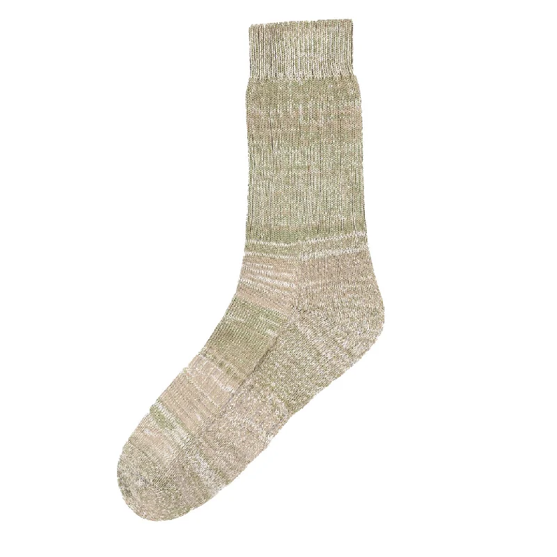Hurry Up Uskees 4006 Organic Cotton Sock Khaki Mix