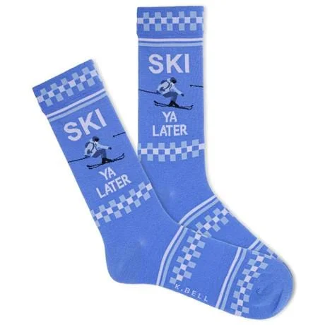 Ski Ya Later Men's Crew Socks