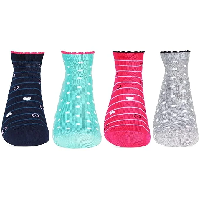 Women Secret Length Fashion Socks-Pack Of 4