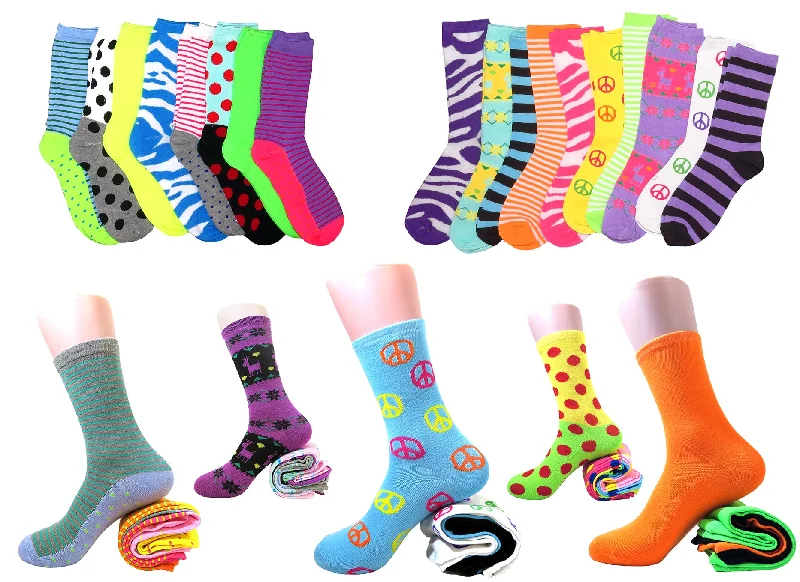 Weekend Specials to Grab Women's Assorted Crew Socks