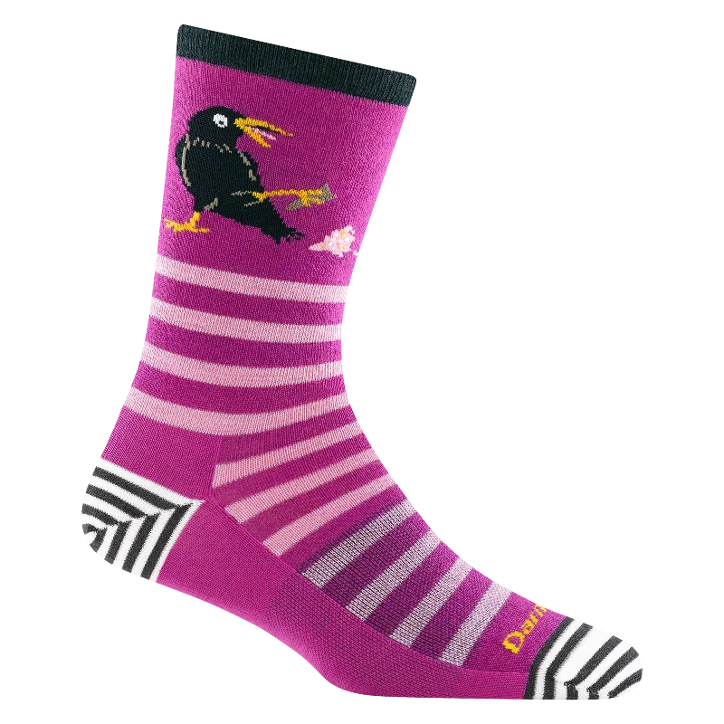 Hurry In Women's Animal Haus Crew  Lightweight Lifestyle Sock