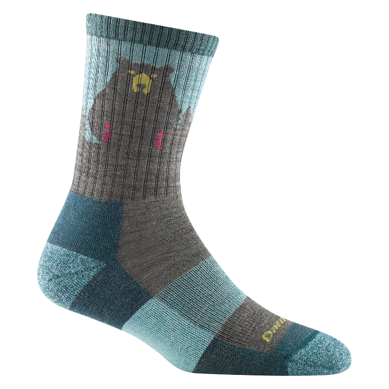 Unwind with Weekend Discounts Women's Bear Town Micro Crew Lightweight Hiking Sock Unwind with Weekend Discounts Women's Bear Town Micro Crew Lightweight Hiking Sock