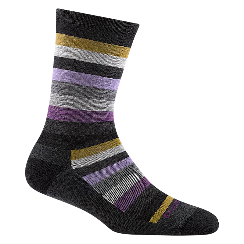 Women's Mystic Stripe Crew Lightweight Lifestyle Sock-Last Chance