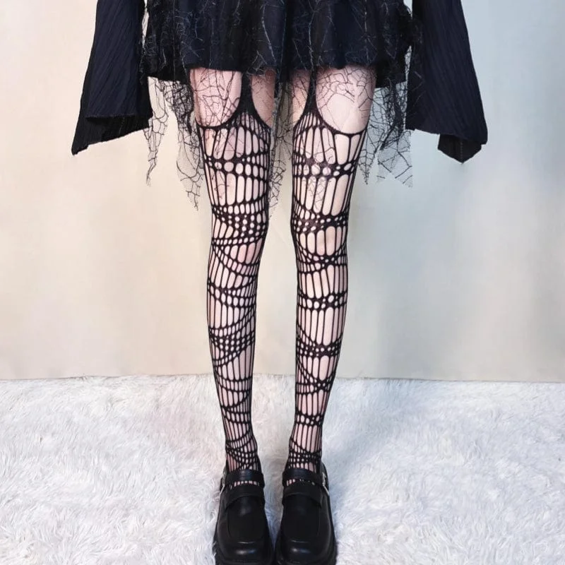 Lowest Rates Women's Punk Cutout Mesh Stocking