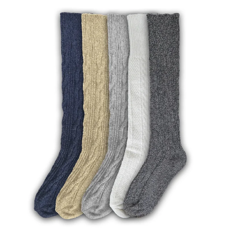 Weekend Discounts Worth Grabbing Women's Thick Winter Thermal Wool Blend Knee High Socks, Size 9-11 Weekend Discounts Worth Grabbing Women's Thick Winter Thermal Wool Blend Knee High Socks, Size 9-11