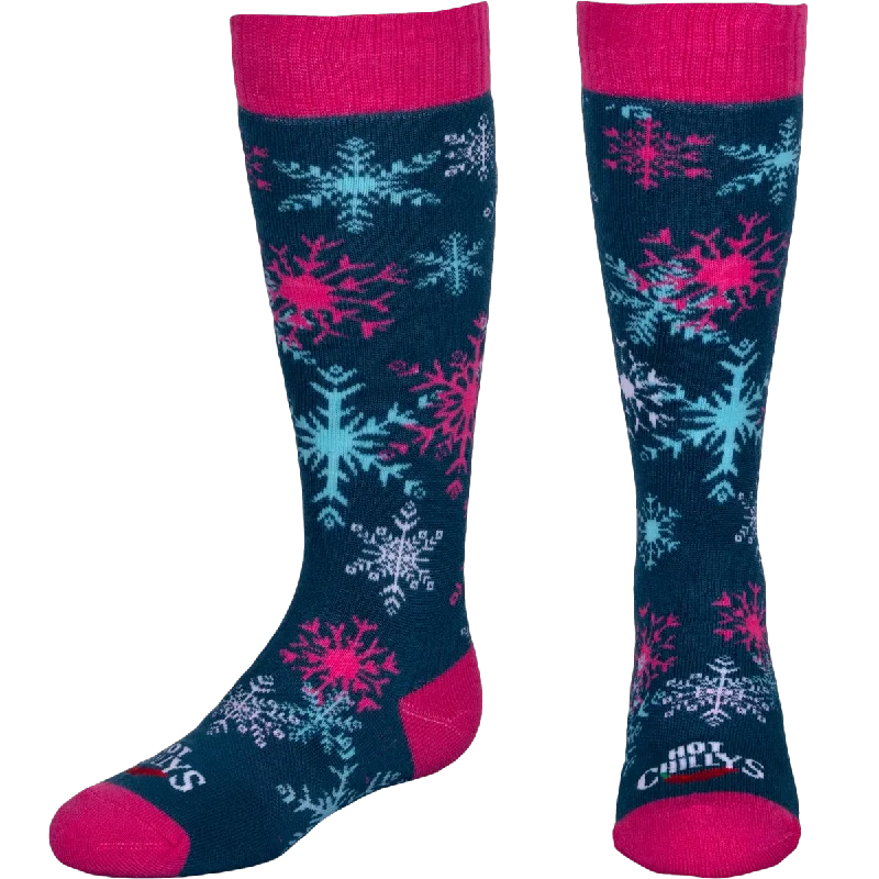 Don't Delay Youth Snowflake Mid Volume Sock