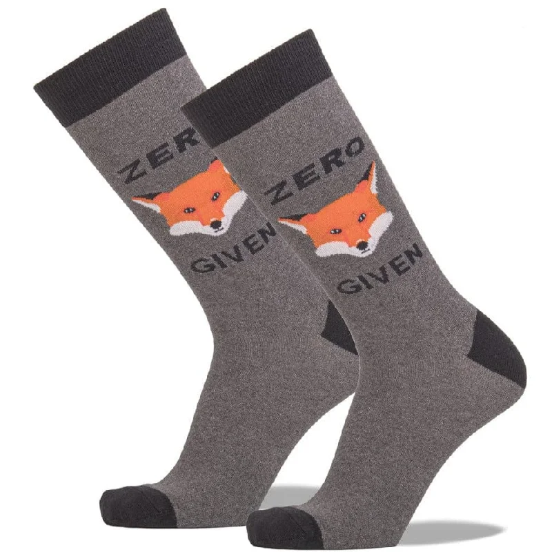 Year-End Sale Zero Fox Given Men's King Size Crew Sock