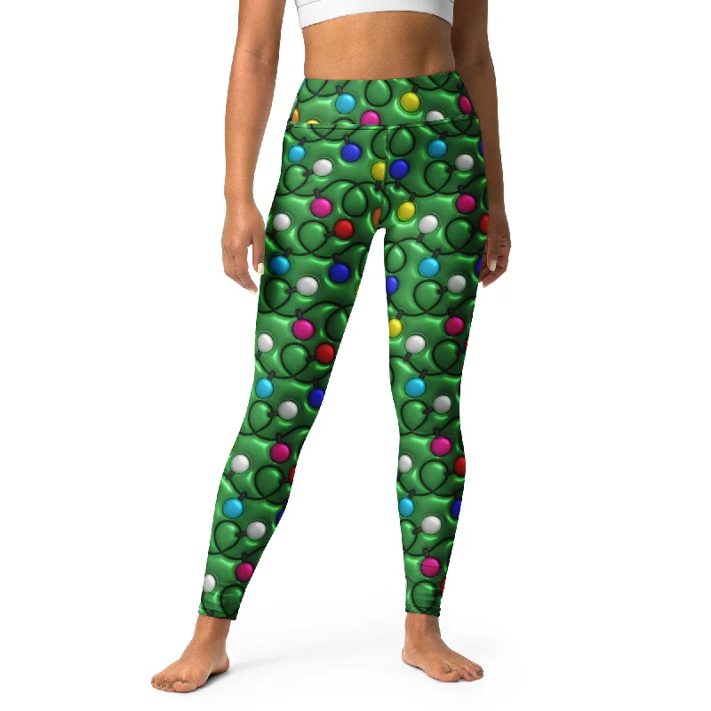 Weekend Sale: Don't Miss Out 3D Christmas Lights Yoga Leggings