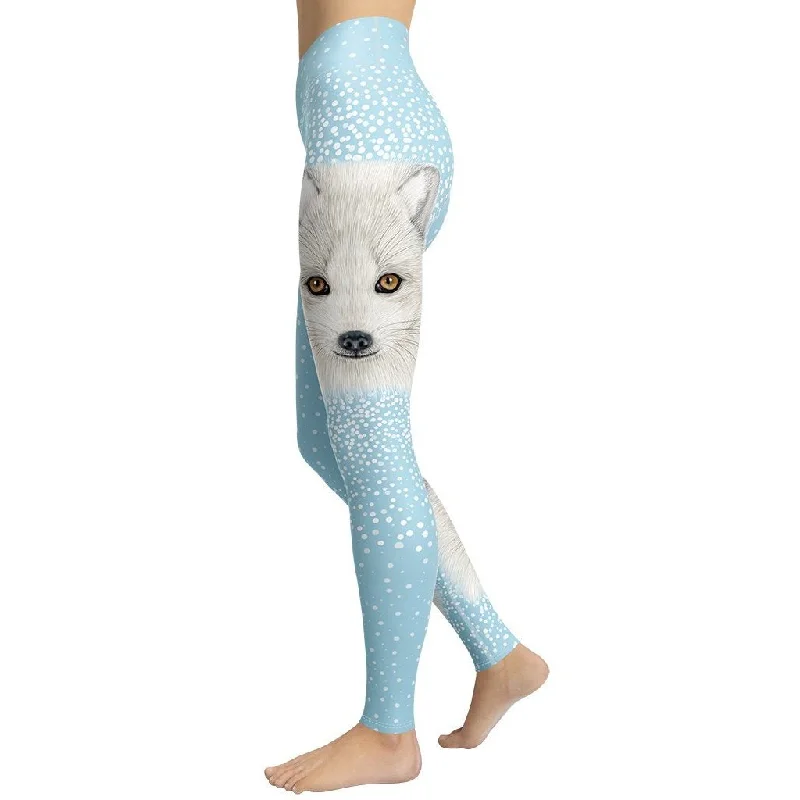 Bonus Offer Arctic Fox Dog Yoga Leggings