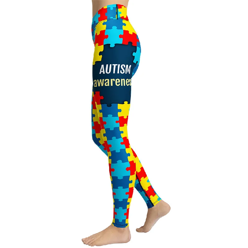 Price Slash Autism Awareness Yoga Leggings
