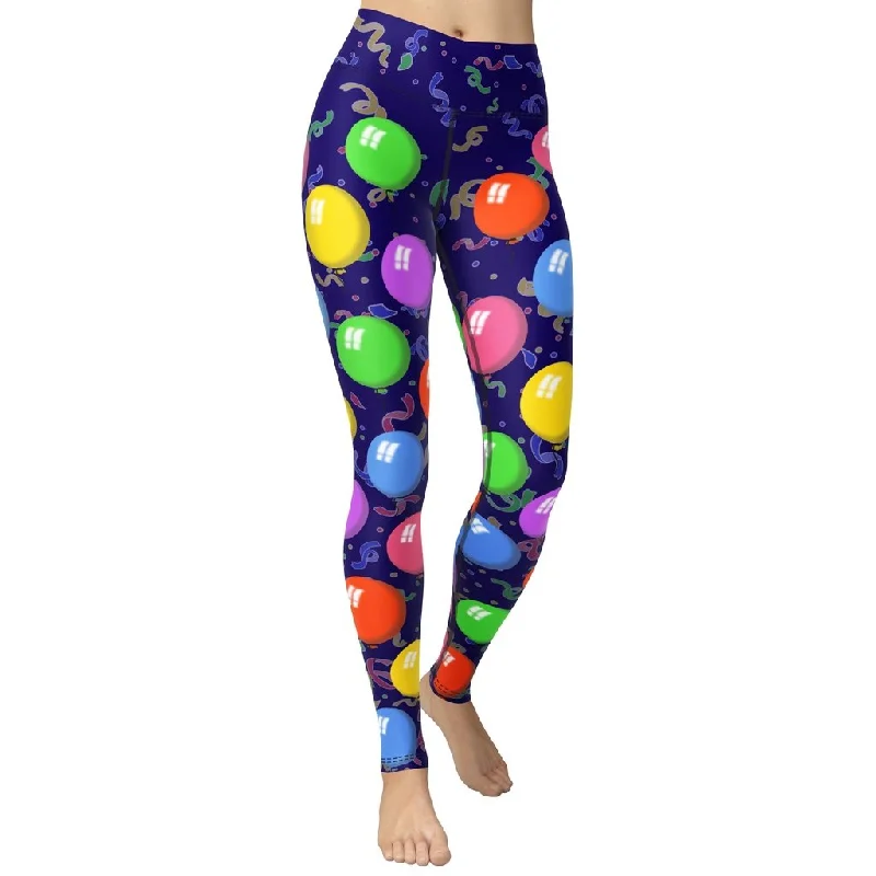 Weekend Extravaganza: Shop Now Balloons Yoga Leggings