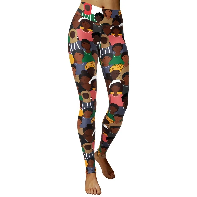 Weekend Savings Bonanza Black History Celebration Yoga Leggings