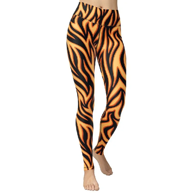 Now or Never Burning Flame Yoga Leggings