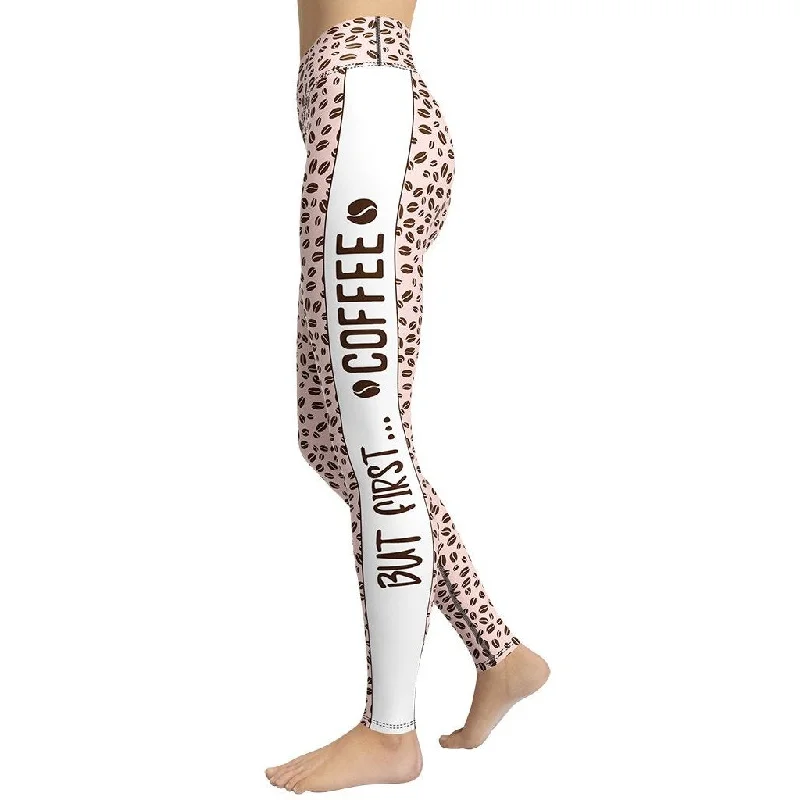 Weekend Discounts to Delight But First, Coffee Yoga Leggings