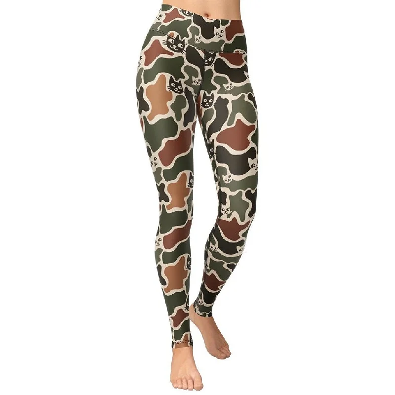 Weekend Discounts to Celebrate Catmouflage Yoga Leggings