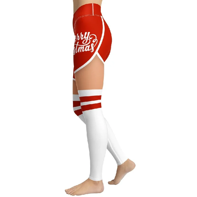 Weekend Offers That Excite Christmas Shorts Yoga Leggings