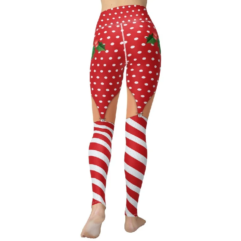 Best Choice Christmas Suspenders Yoga Leggings