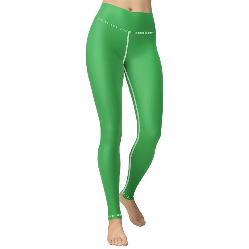 Massive Savings Clover Green Yoga Leggings