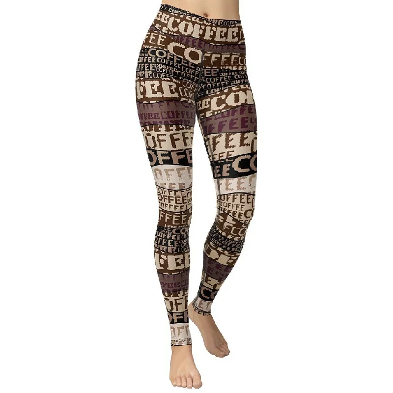 Weekend Deals That Impress Coffee Yoga Leggings