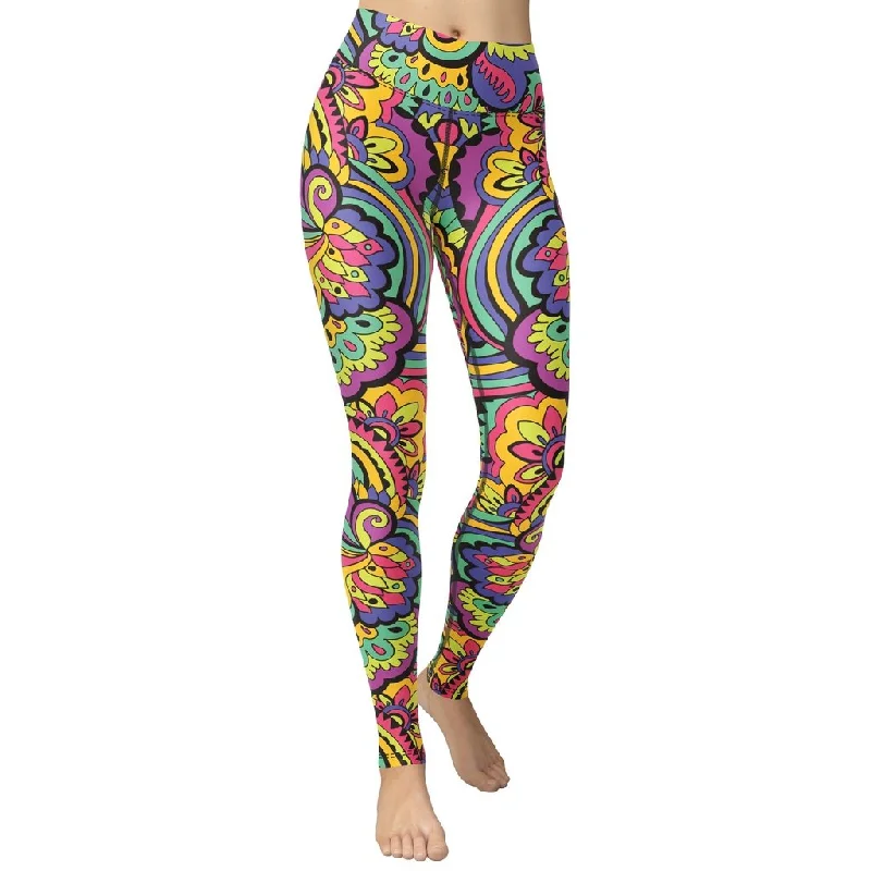 Weekend Deals That Spark Colorful Fun Pattern Yoga Leggings