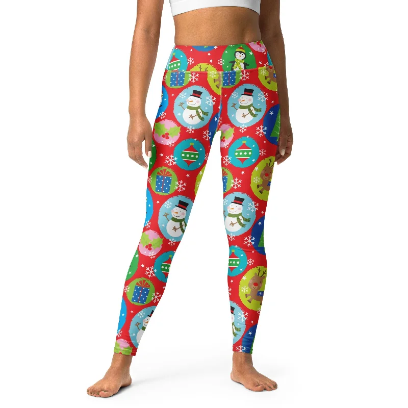 Weekend Specials to Relish Colorful Holiday Joy Yoga Leggings