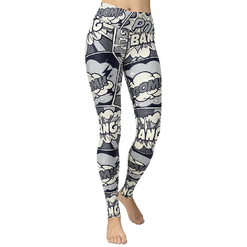 Weekend Savings Extravaganza Cool Comic Yoga Leggings