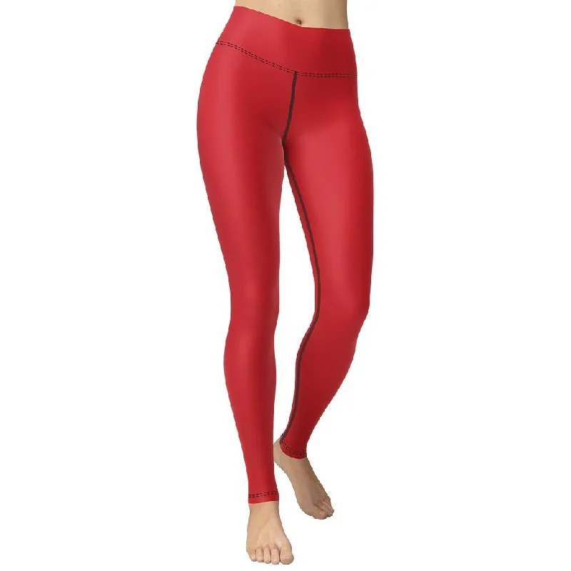 One-Day Only Crimson Red Yoga Leggings