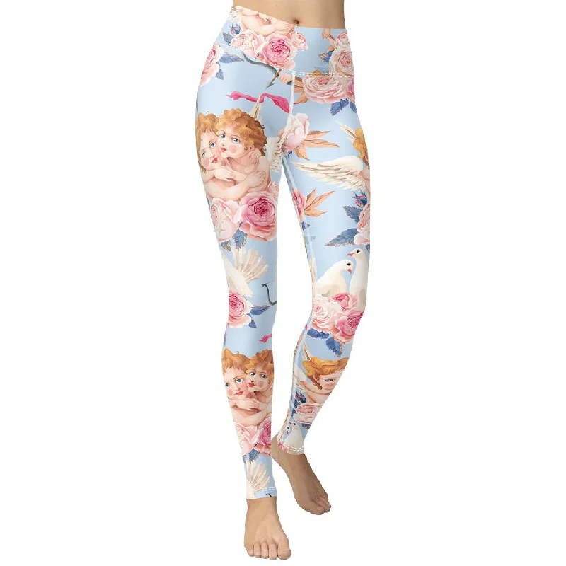 Big Deal Cute Cupid Yoga Leggings