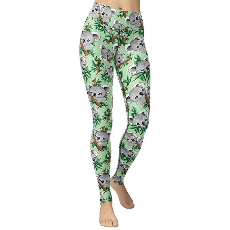 Weekend Deals to Make You Smile Cute Koala Yoga Leggings
