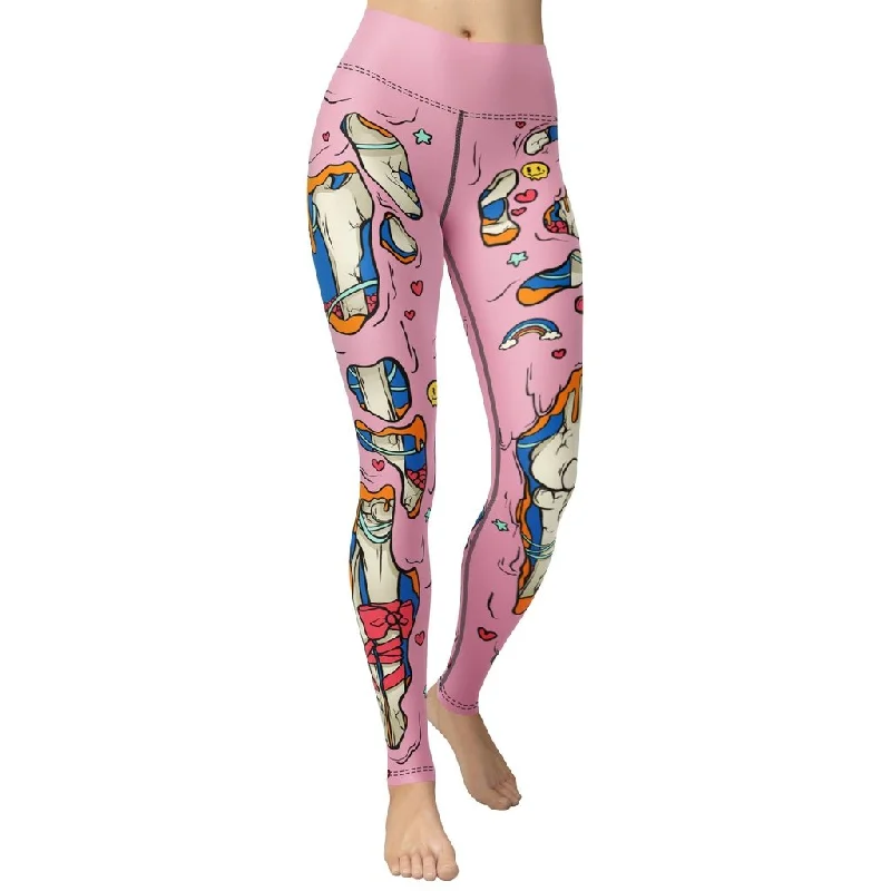 Extra Discount Cute Zombie Yoga Leggings
