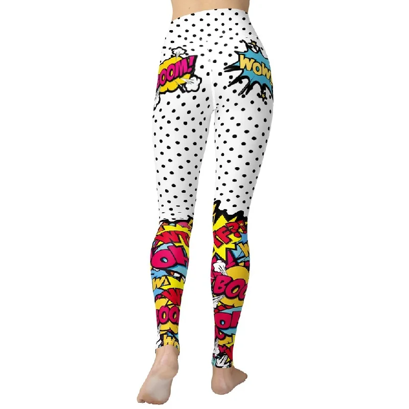 Stock Clearance Cutest Pop Art Yoga Leggings