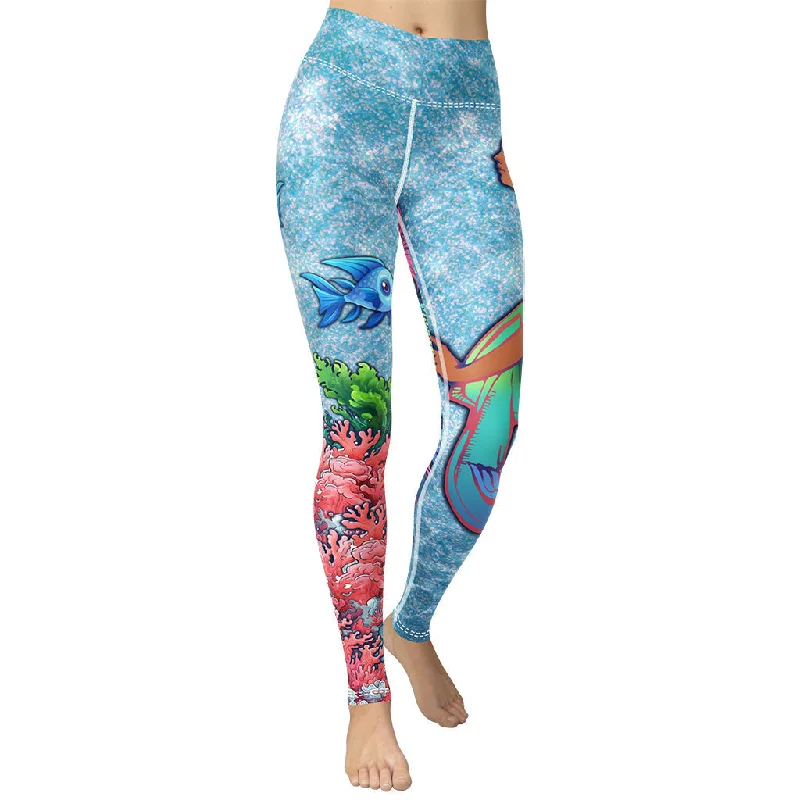 New Deal Darker Skin Mermaid Yoga Leggings