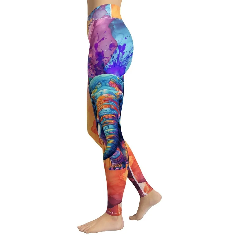 Steals and Deals Elephant Yoga Leggings
