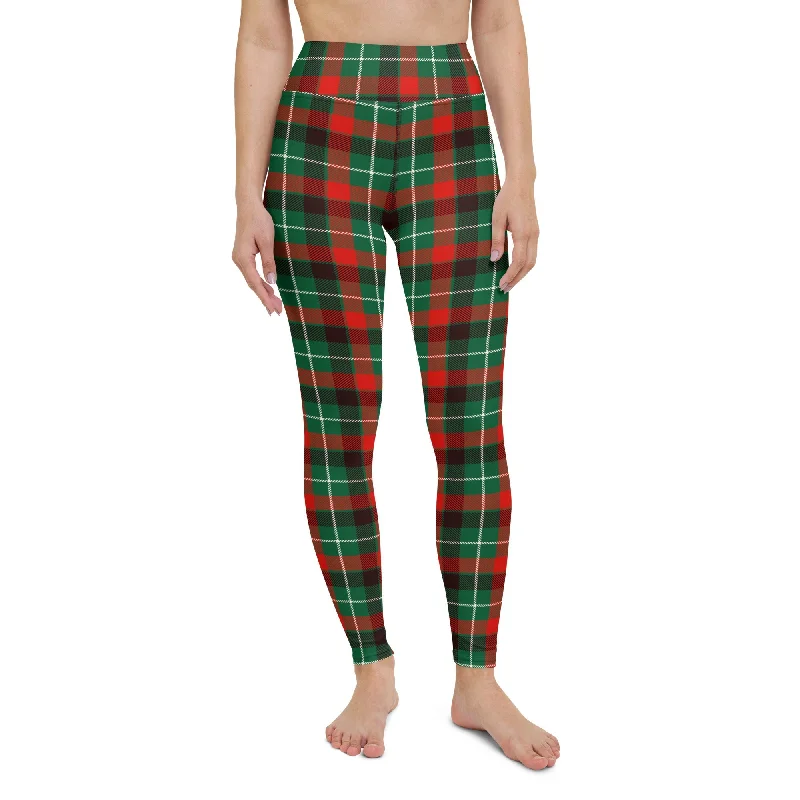 Sale Event Festive Tartan Yoga Leggings